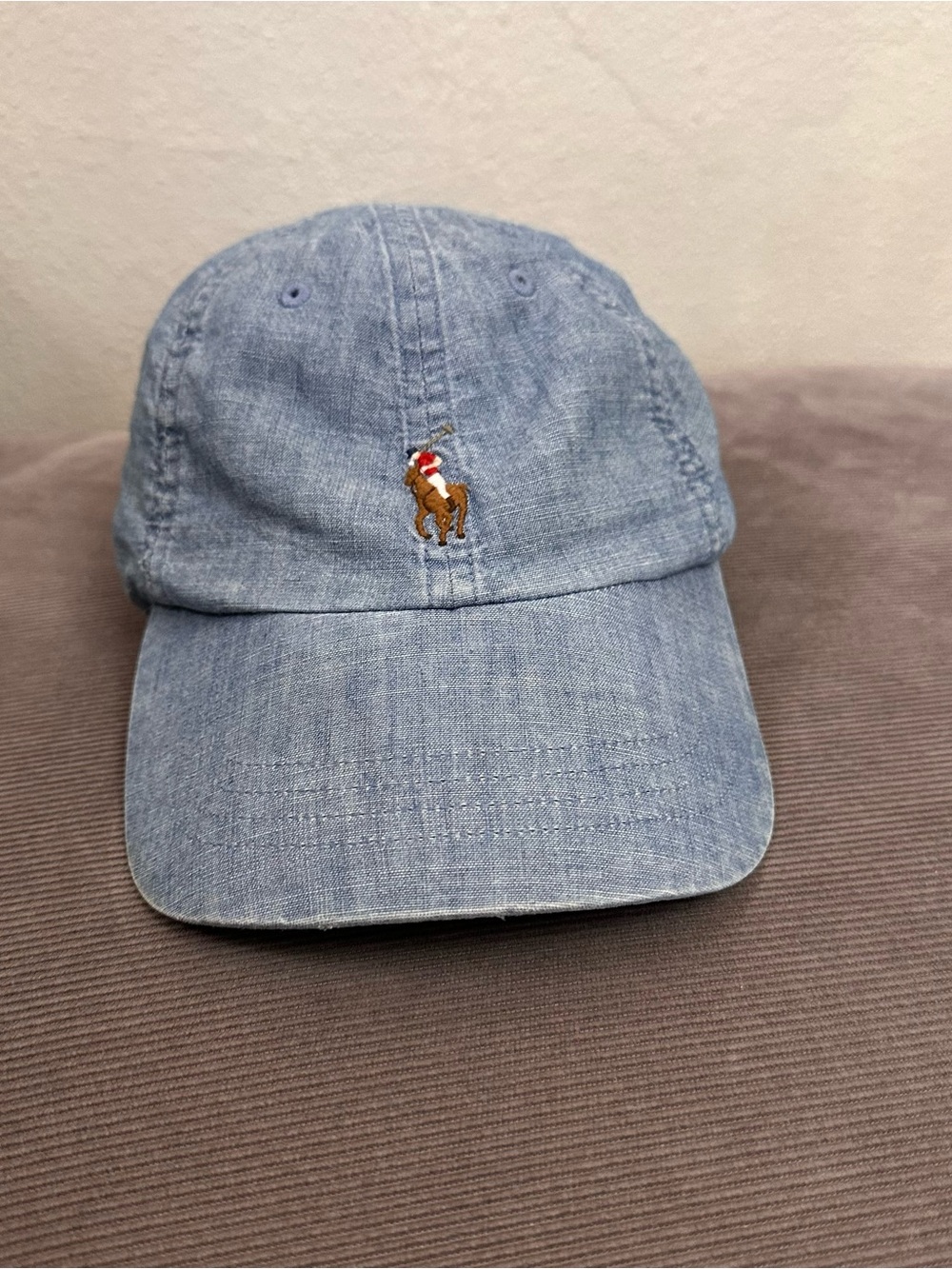 Polo Ralph Lauren CLASSIC CHAMBRAY Baseball Cap/Hat One Size Unisex